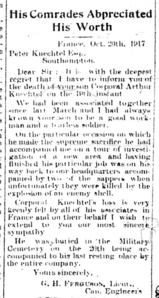 The Beacon Southampton, November 22, 1917